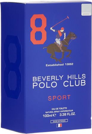 ١٠٠مل عطر Beverly Hills Polo Club 8 Sport للرجال